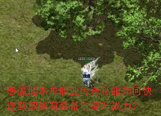 恶魔版本单职业传奇私服如何快速获取稀有装备与提升战力? 恶魔版本单职业传奇私服如何快速获取稀有装备与提升战力?