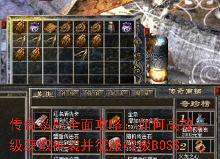 ����˽��ȫ�湥�ԣ���θ�Ч������ȡ��װ�������ռ�BOSS