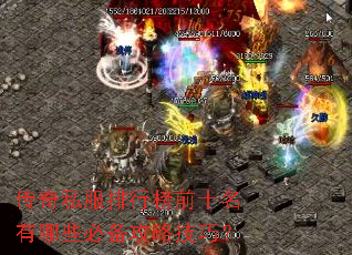 ����˽�����а�ǰʮ������Щ�ر����Լ��ɣ�