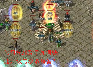 传奇私服新手如何快速升级与获取装备? 传奇私服新手如何快速升级与获取装备?