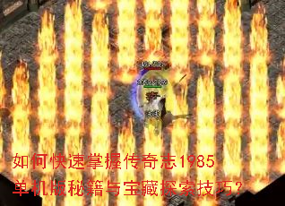 如何快速掌握传奇志1985单机版秘籍与宝藏探索技巧? 如何快速掌握传奇志1985单机版秘籍与宝藏探索技巧?