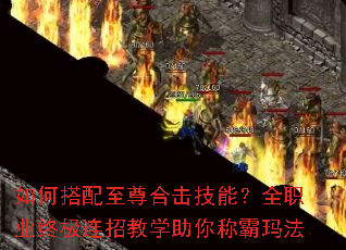 如何搭配至尊合击技能?全职业终极连招教学助你称霸玛法 如何搭配至尊合击技能?全职业终极连招教学助你称霸玛法