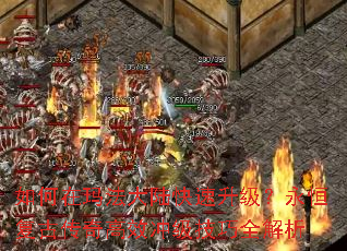 如何在玛法大陆快速升级?永恒复古传奇高效冲级技巧全解析 如何在玛法大陆快速升级?永恒复古传奇高效冲级技巧全解析