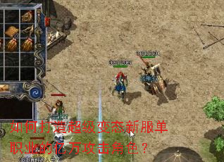 如何打造超级变态新服单职业的亿万攻击角色? 如何打造超级变态新服单职业的亿万攻击角色?