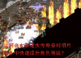 如何在大秦迷失传奇秦时明月版本中快速提升角色等级? 如何在大秦迷失传奇秦时明月版本中快速提升角色等级?