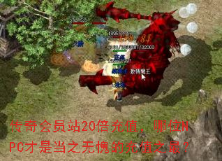 传奇会员站20倍充值,哪位NPC才是当之无愧的充值之最? 传奇会员站20倍充值,哪位NPC才是当之无愧的充值之最?
