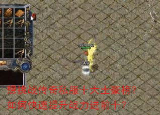 想挑战传奇私服十大土豪榜?如何快速提升战力进前十? 想挑战传奇私服十大土豪榜?如何快速提升战力进前十?