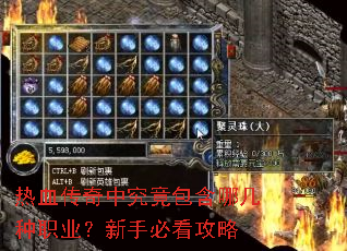 热血传奇中究竟包含哪几种职业?新手必看攻略 热血传奇中究竟包含哪几种职业?新手必看攻略