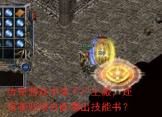 传奇游戏中除了尸王殿,还有哪些地方能爆出技能书? 传奇游戏中除了尸王殿,还有哪些地方能爆出技能书?