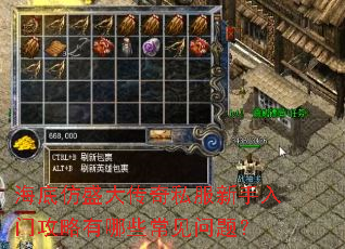 海底仿盛大传奇私服新手入门攻略有哪些常见问题? 海底仿盛大传奇私服新手入门攻略有哪些常见问题?