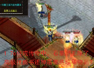 1.76特戒传奇中,石墓尸王除了高级技能书还掉落哪些珍稀物品? 1.76特戒传奇中,石墓尸王除了高级技能书还掉落哪些珍稀物品?
