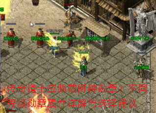 传奇道士应佩戴何种勋章?不同等级勋章属性详解与选择建议 传奇道士应佩戴何种勋章?不同等级勋章属性详解与选择建议