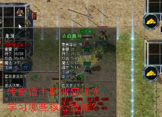 传奇道士职业应优先学习哪些核心技能? 传奇道士职业应优先学习哪些核心技能?