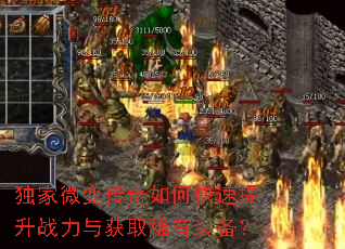 独家微变传奇如何快速提升战力与获取稀有装备? 独家微变传奇如何快速提升战力与获取稀有装备?